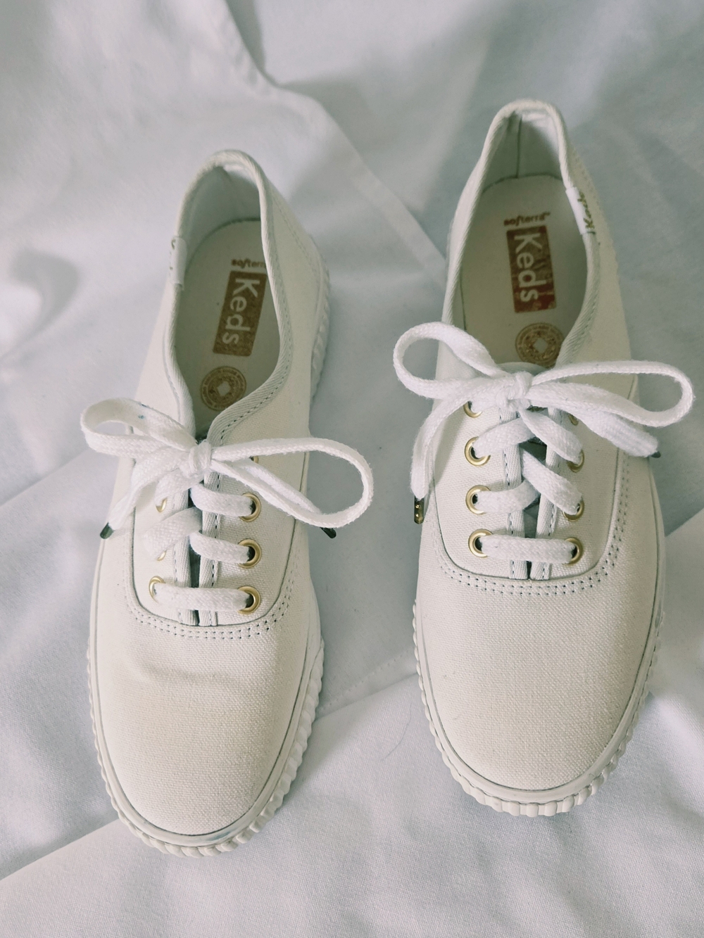 Keds Women’s White Canvas Sneakers
